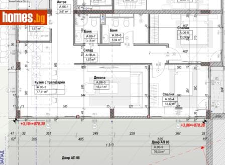 Тристаен, 109m²