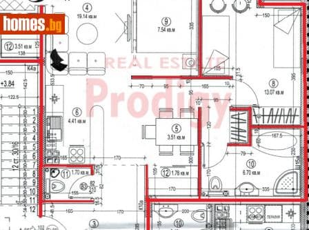 Двустаен, 93m²