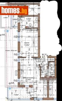 Двустаен, 66m²