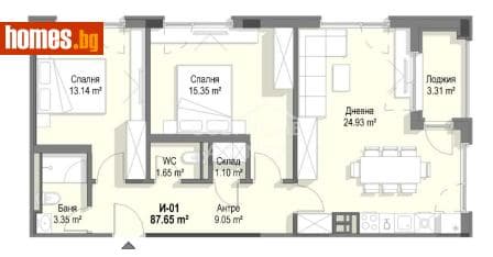 Тристаен, 100m²