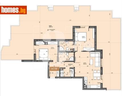 Тристаен, 268m²