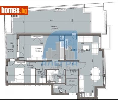 Тристаен, 146m²