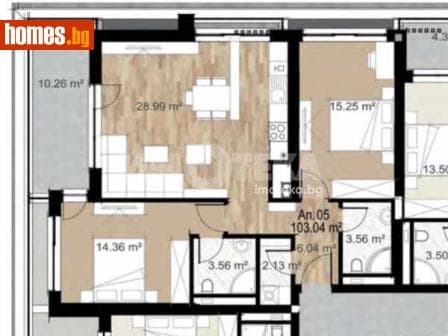 Тристаен, 125m²