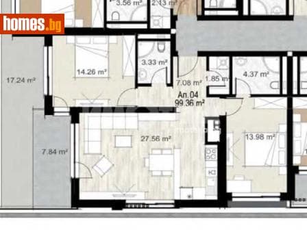 Тристаен, 120m²