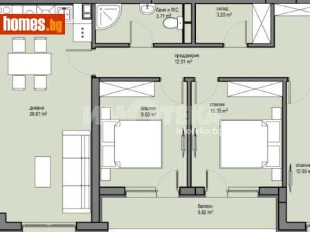 Многостаен, 122m²