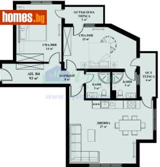 Тристаен, 112m²