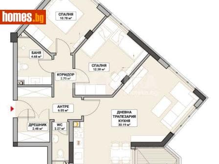Тристаен, 108m²