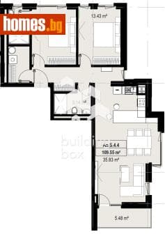 Тристаен, 126m²