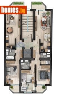 Тристаен, 121m²