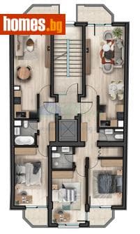 Тристаен, 121m²