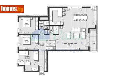 Четиристаен, 203m²