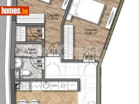Тристаен, 88m²