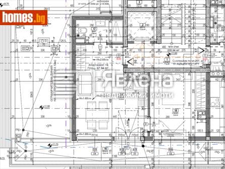 Двустаен, 82m²