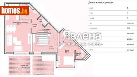 Тристаен, 125m²
