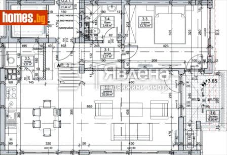 Двустаен, 92m²