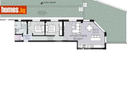 Тристаен, 204m²