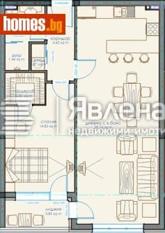 Двустаен, 90m²