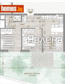 Тристаен, 116m²