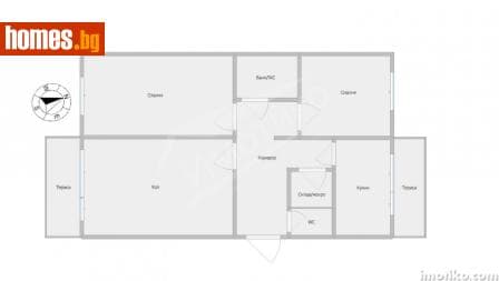Тристаен, 84m²