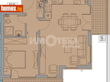 Двустаен, 87m²