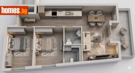 Тристаен, 107m²
