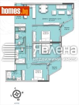 Четиристаен, 174m²