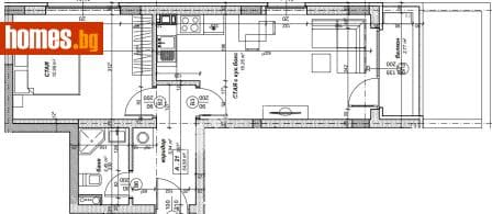 Двустаен, 62m²