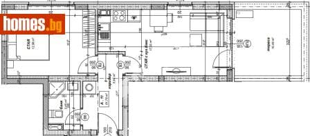 Двустаен, 70m²
