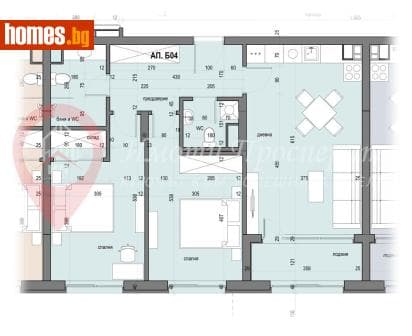 Тристаен, 102m²