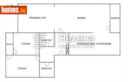 Тристаен, 107m²
