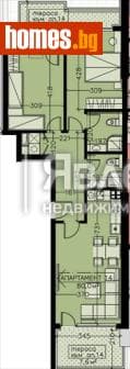 Тристаен, 115m²