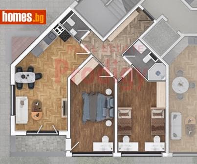 Тристаен, 110m²