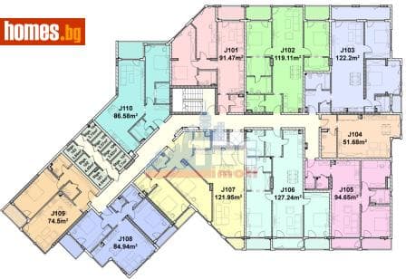 Двустаен, 102m²