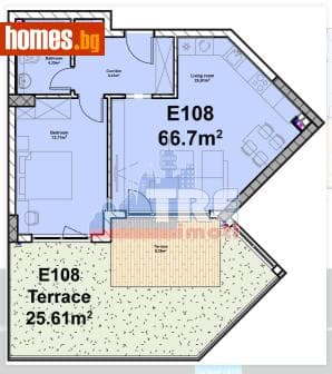 Двустаен, 107m²