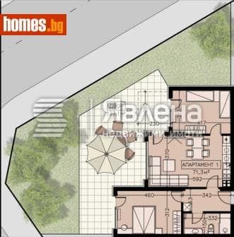 Двустаен, 210m²