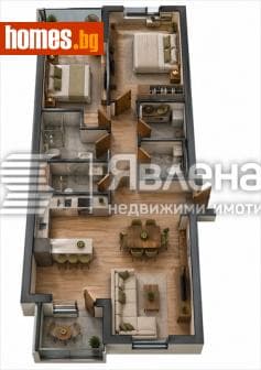 Тристаен, 108m²