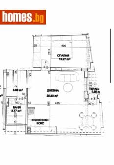 Двустаен, 74m²