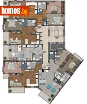 Двустаен, 68m²