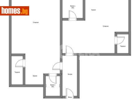 Двустаен, 99m²