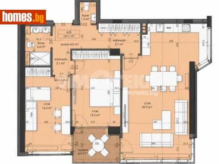 Тристаен, 130m²