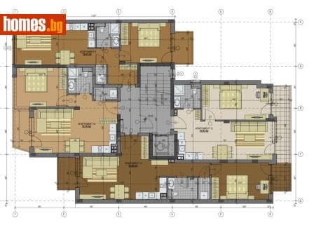 Двустаен, 73m²