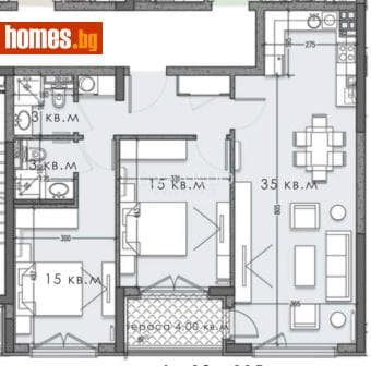 Тристаен, 115m²