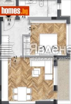Двустаен, 68m²