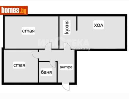 Двустаен, 83m²