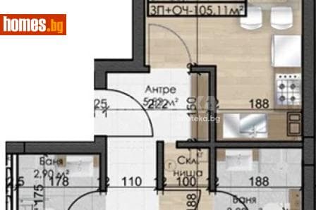Тристаен, 105m²