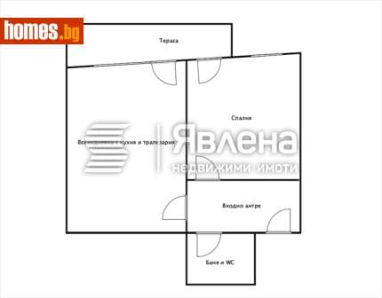 Двустаен, 70m²