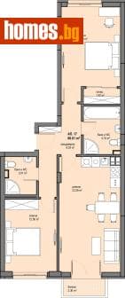 Тристаен, 107m²