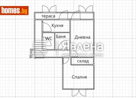 Двустаен, 60m²