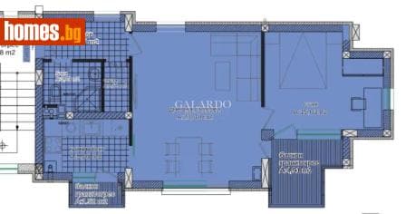 Двустаен, 77m²