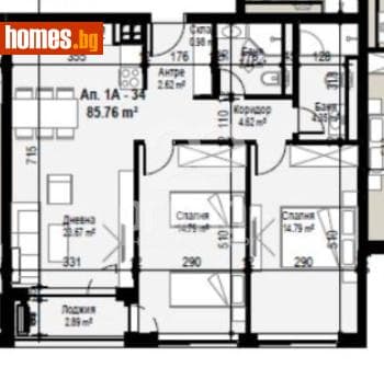 Тристаен, 102m²